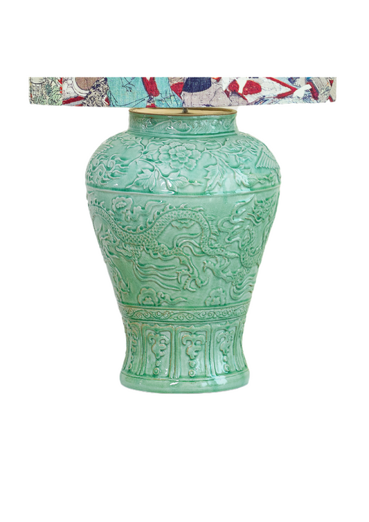 Chinese Celadon Lamp Base